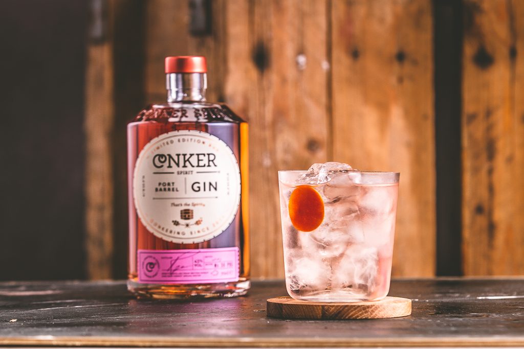 Port barrel gin van Conker Spirit